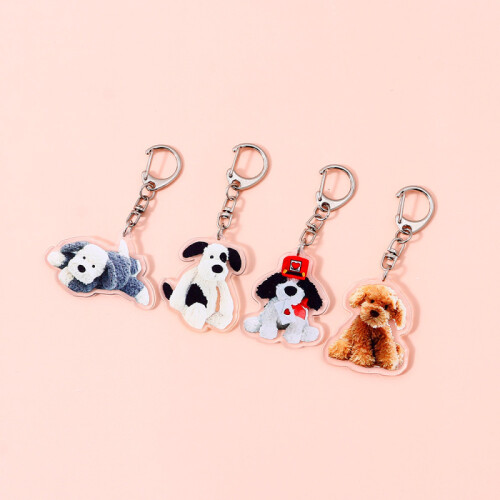 Llavero Acrílico - Cachorritos 3d Llavero Acrílico - Cachorritos 3d