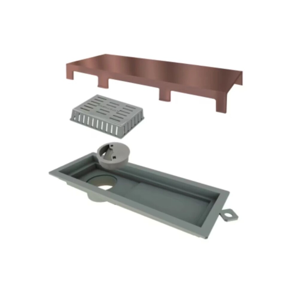 ELLEVE Receptaculo tapa ac inox rosa gold 25cm Tiny Elleve Receptaculo Tapa Ac Inox Rosa Gold 25cm Tiny