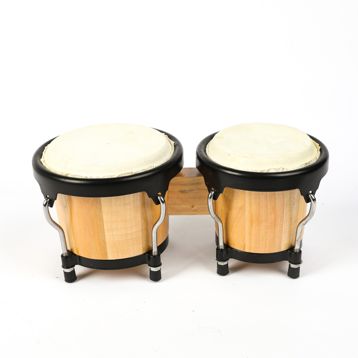 BONGO NATURAL DE MADERA 4 Y 5 PULGADAS 