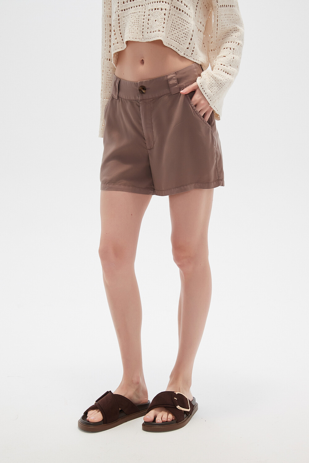 Short Aksu Taupe / Mink / Vison