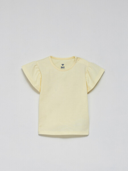 Remera volados Amarilla