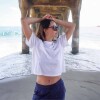 Polo Cotton Boxy Tee Mujer Classic White