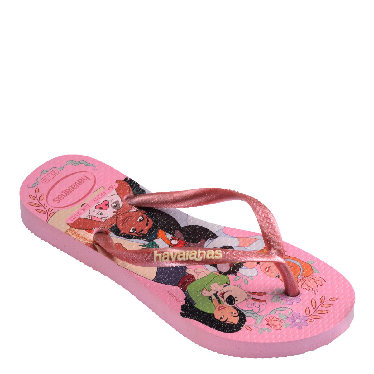 Sandalias Infantiles Havaianas Kids Slim Princes Havaianas - Rosa 