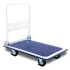 Carro Carrito Carga Plegable Plataforma Ruedas 150 Kg Color Blanco Azul