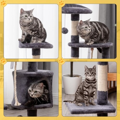 Torre para gatos 3 pisos Torre para gatos 3 pisos