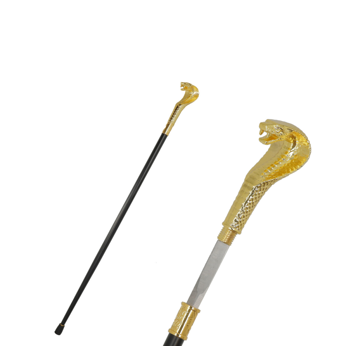 BASTON CON ESTILETE - Cobra Dorada/gp001 