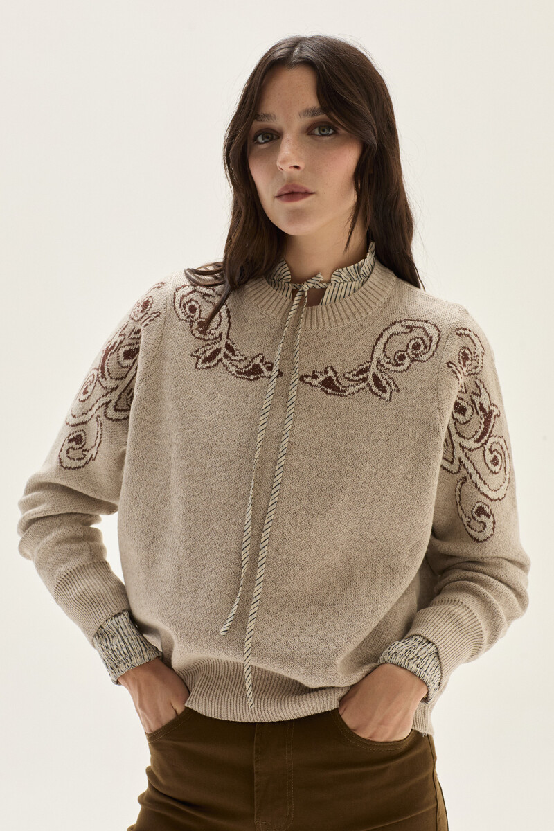 Sweater Voluta Beige