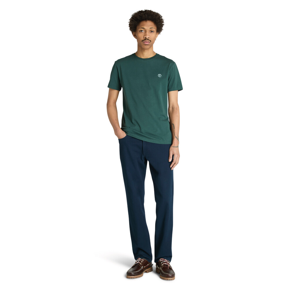 Polo Oyster River Manga Corta Slim Fit Hombre Green Gables