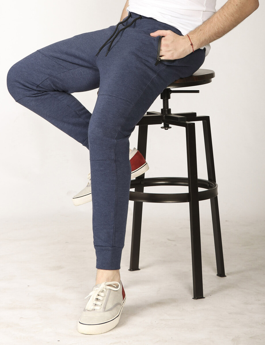 080910 PANTALÓN JOGGING Azul Piedra