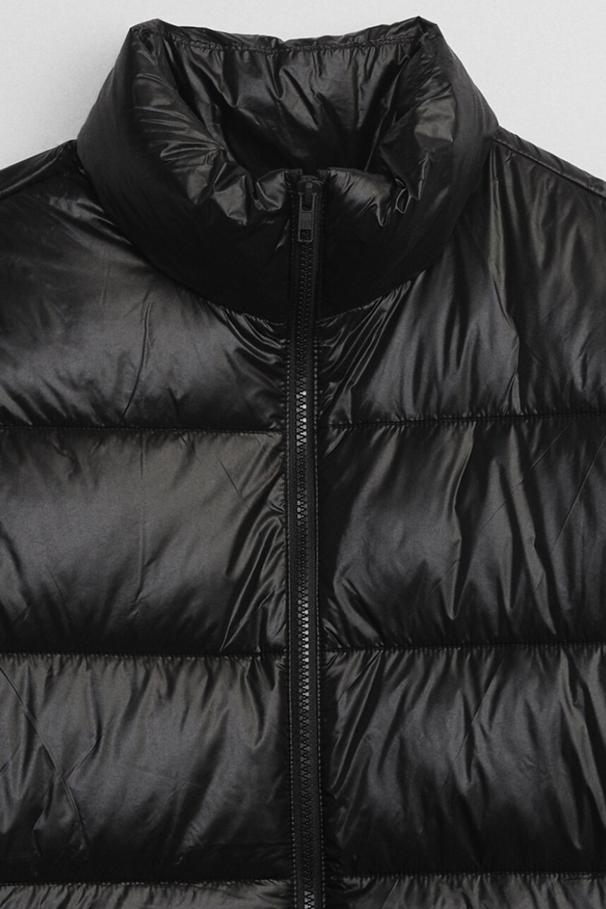 Campera Puffer Hombre True Black