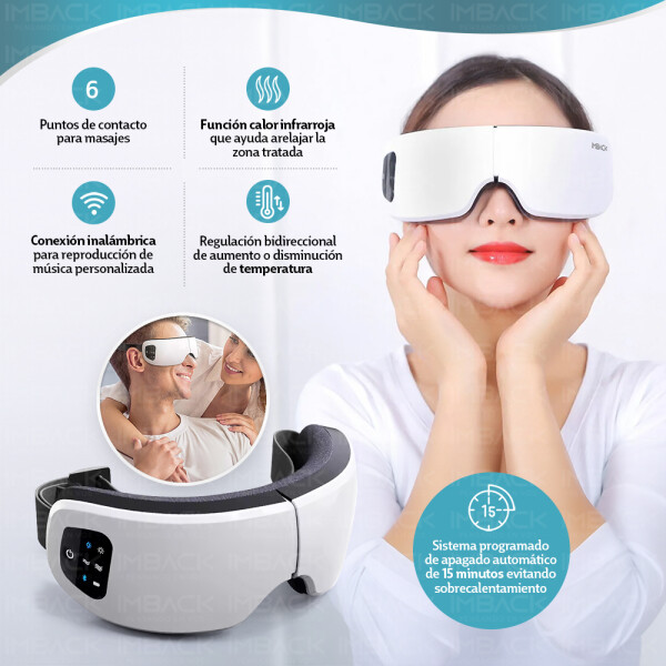Masajeador De Ojos Portatil Alivio Para Dolor De Cabeza Y Cansancio Ocular Imback Masajeador De Ojos Portatil Alivio Para Dolor De Cabeza Y Cansancio Ocular Imback