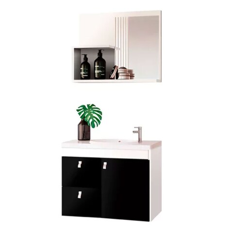 Mueble Baño Luna + Bacha + Espejo Premium 15mm Mueble Baño Luna + Bacha + Espejo Premium 15mm