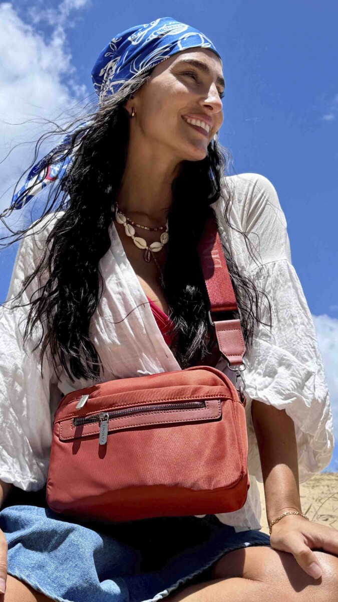 BANDOLERA MORRAL JENGIBRE - LADRILLO 