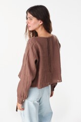 Camisa Nacar Chocolate