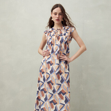 VESTIDO WILLA PRINTED Multicolor