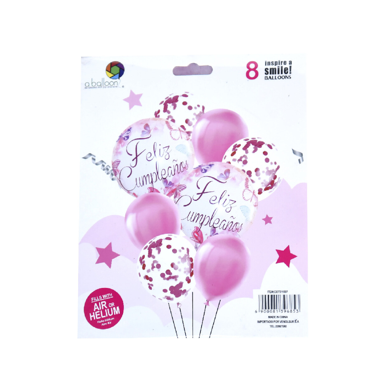 Set Globos 8 Unidades 