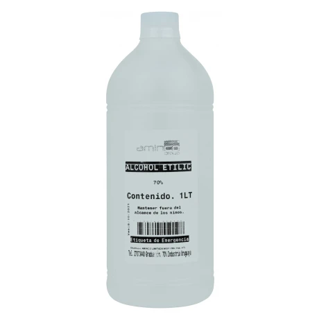 ALCOHOL ETILICO AMINCO 70º 1 LT ALCOHOL ETILICO AMINCO 70º 1 LT