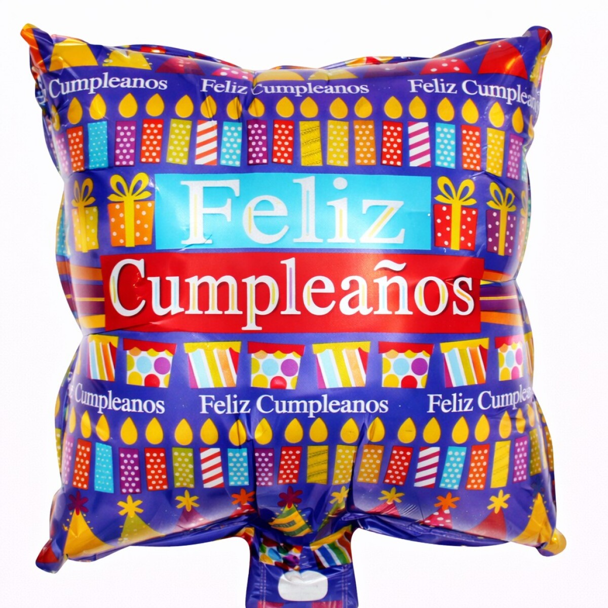 Globo mini violeta velitas y sombreros 