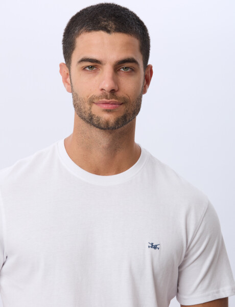REMERA BÁSICA DE ALGODÓN Blanco