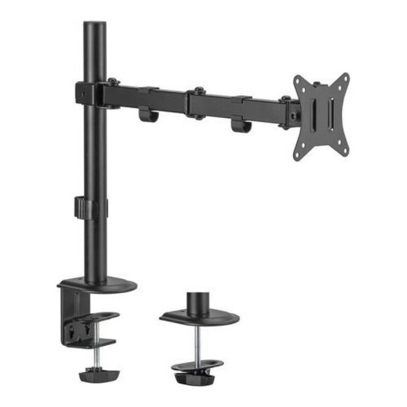 Soporte brazo ajustable con agarre de escritorio Brateck LDT66-C012 de 17" a 32" Negro