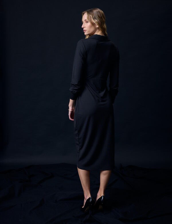 Vestido Cruzado NEGRO