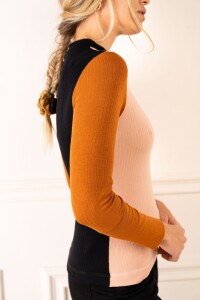 Polera Color Block Multi