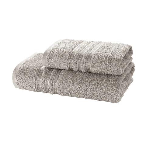 Pack x 2 Toallas Priori Dohler 100% Algodón GRIS CLARO