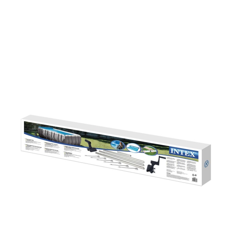 INTEX REEL ENRROLLADOR COBERTORES SOLARES RECTANGULARES - ANCHO 2.44/4.88 M Intex Reel Enrrollador Cobertores Solares Rectangulares - Ancho 2.44/4.88 M
