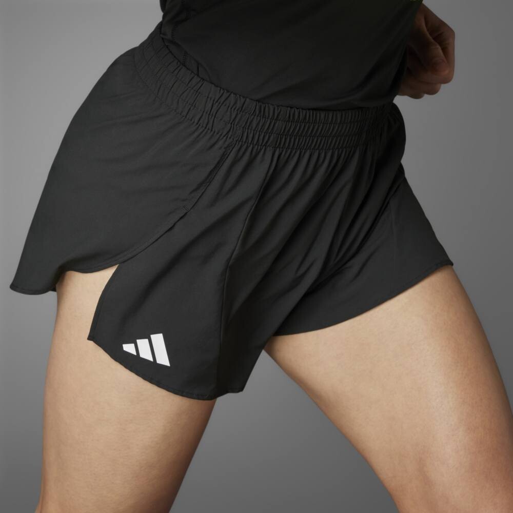 Shorts Running Adizero E Split Hombre Black
