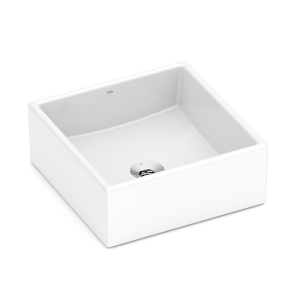BACHA DE APOYO MODELO BASIC Q5 35x35 CM COLOR BLANCO Bacha De Apoyo Modelo Basic Q5 35x35 Cm Color Blanco