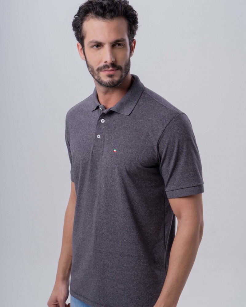 REMERA POLO Negro