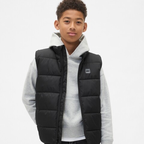 V-FRCH LW LOGO VEST TRUE BLACK V2