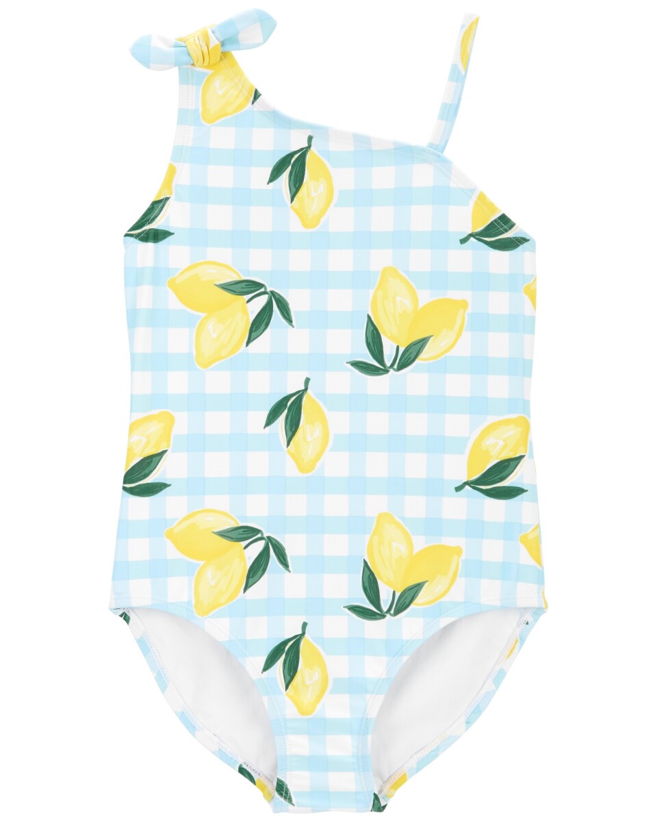 Malla Traje de Baño Carters 1 Pieza Limones - CELESTE-AMARILLO 