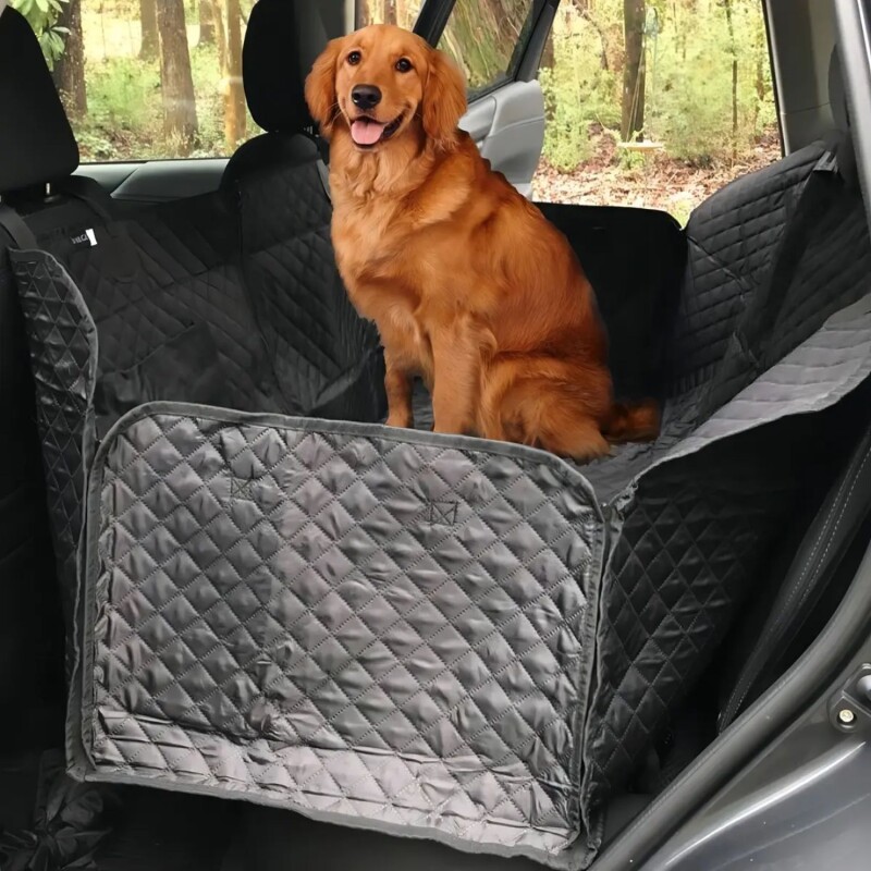 Funda Cubre Asiento De Auto Para Perro Universal en Negro Funda Cubre Asiento De Auto Para Perro Universal en Negro