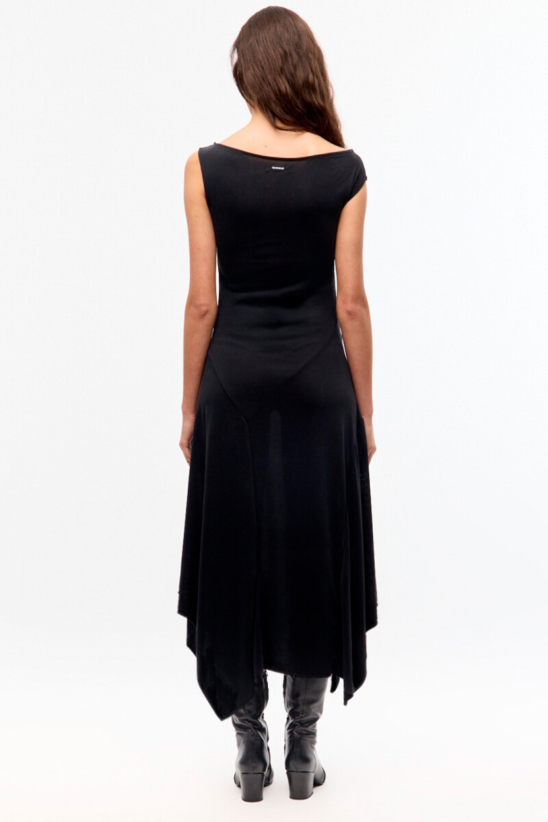 VESTIDO LARGO AGNES Negro