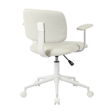 ASIENTO DE OFICINA POLIPROPILENO-Y-TELA NATURAL-BEIGE CLIFFORD