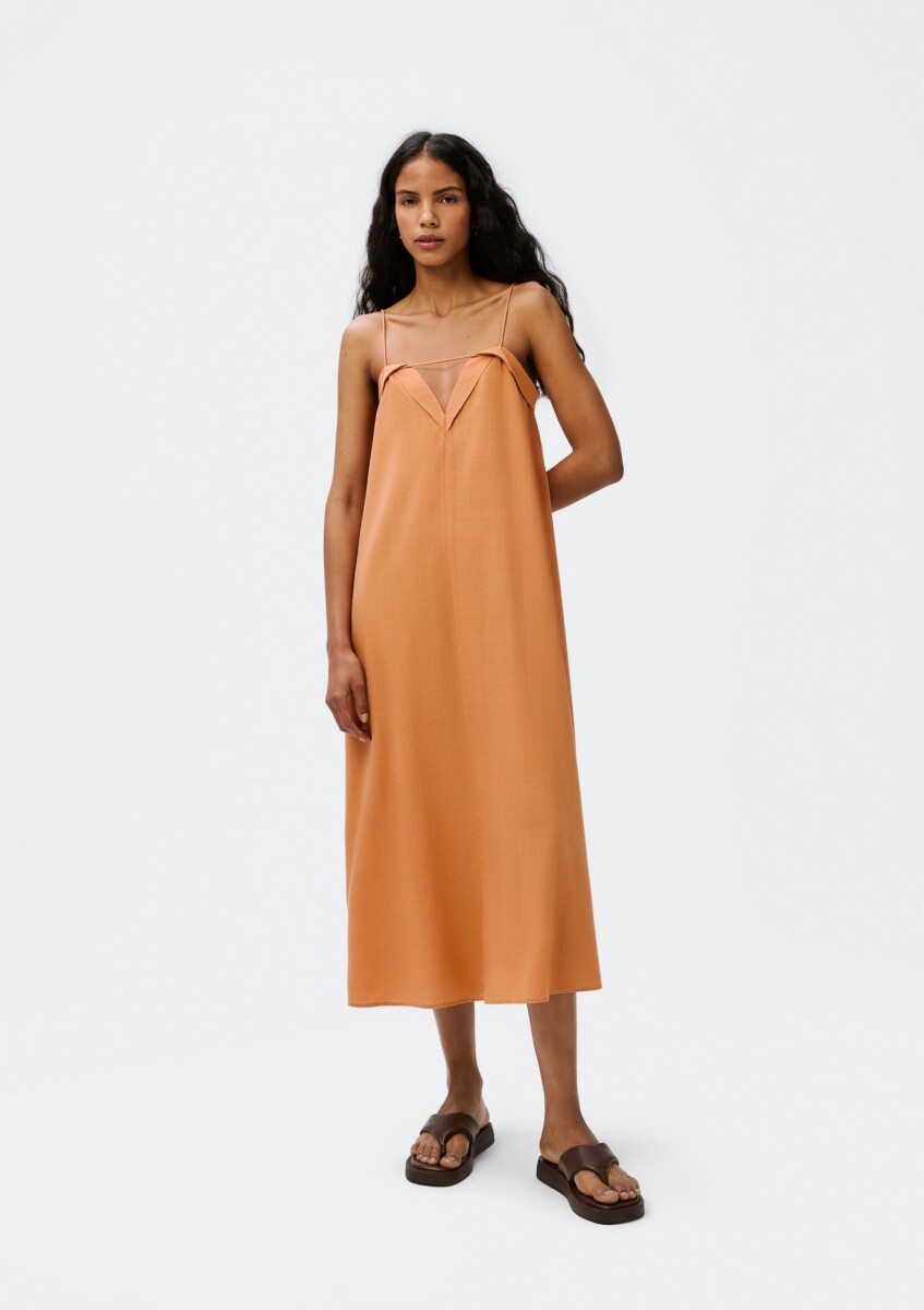 VESTIDO FEM - TERRACOTA 
