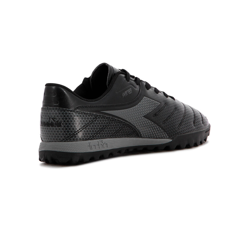 Zapato Fútbol Skipper Tf Diadora Teen Negro-gris