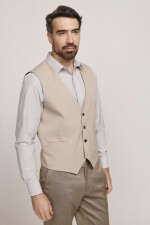 Chaleco Reversible Due Volti BEIGE/VERDE