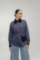 CAMISA ONDA CROCHET SEA Azul