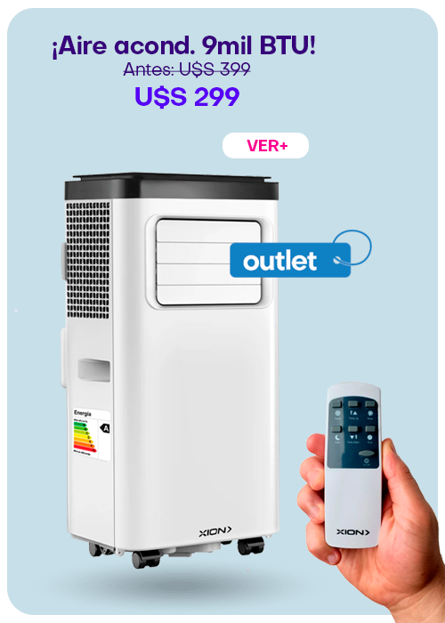 ¡Aire portátil 9.000 Btu de Outlet!