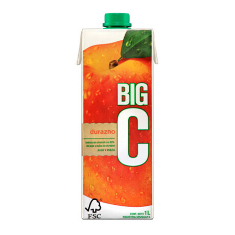 Jugo Big C 1 lt Durazno