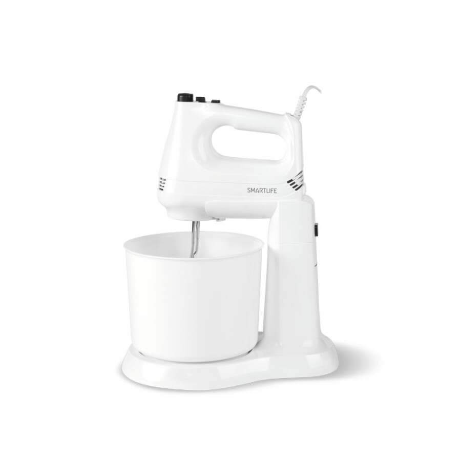Batidora Con Bowl Blanco SMARTLIFE SL-HM5050BW Batidora Con Bowl Blanco SMARTLIFE SL-HM5050BW