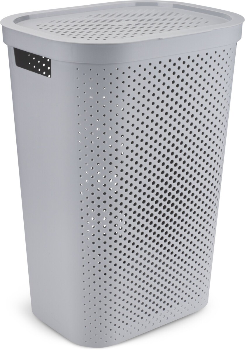 Cesta para ropa INFINITY plástico gris 