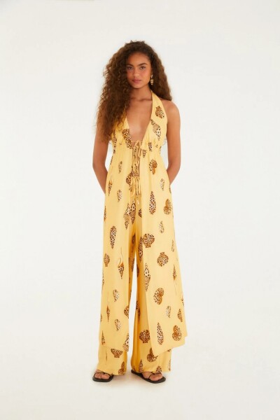 TÚNICA ESTAMPADA Amarillo