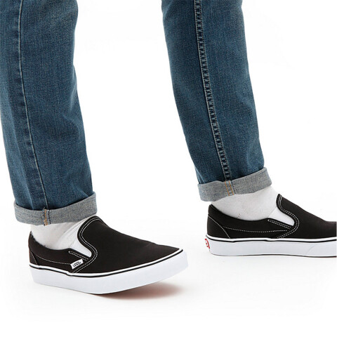 Championes Vans Classic Slip-On Black & White