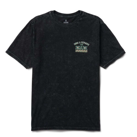 Remera Roark Seek & Explore Negro