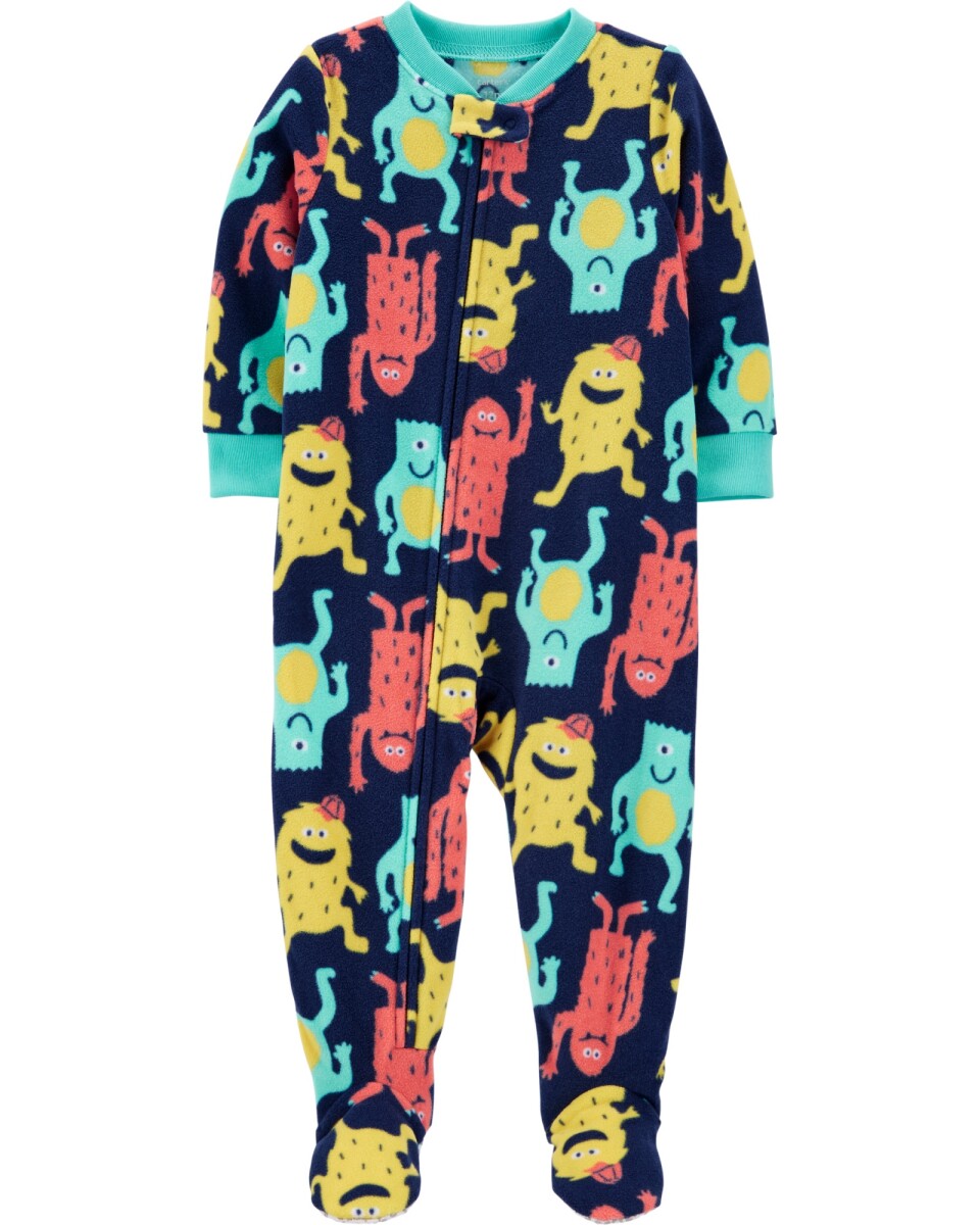 Pijama de una pieza de micropolar con pie 