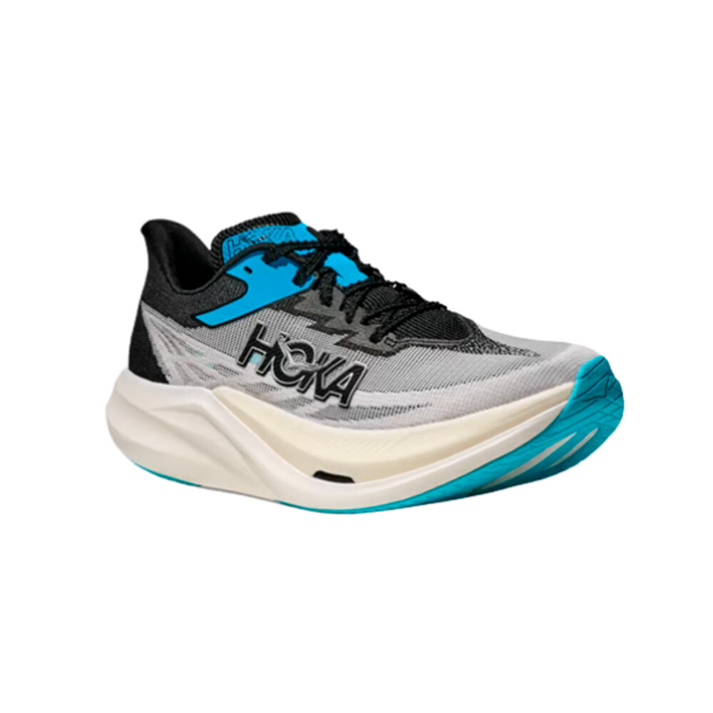 Hoka Champion Rocket X 3 Unisex - Blanco/Negro Blanco-Negro