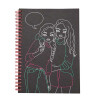 Cuaderno Neón Doodle Book Con Fibras De Colores Top Model Cuaderno Neón Doodle Book Con Fibras De Colores Top Model